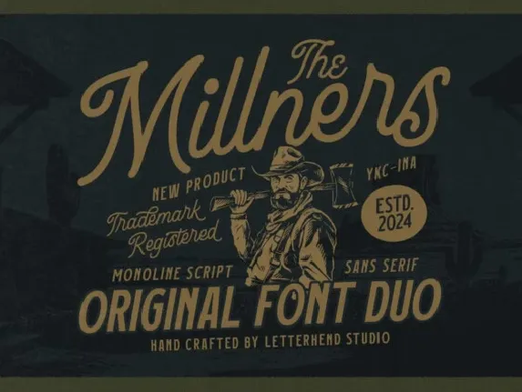 The Millners Med font