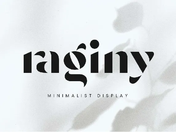 Raginy font