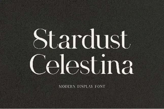 Stardust Celestina font