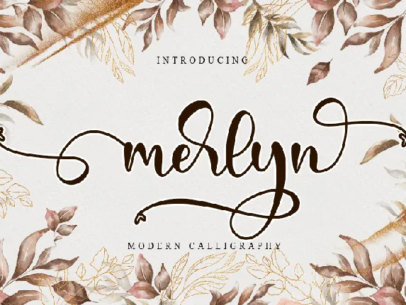 Merlyn font