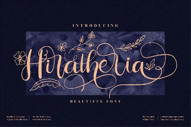 Hiratheria font