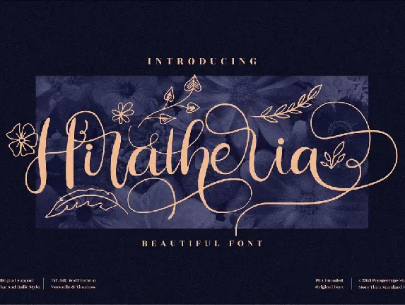 Hiratheria font