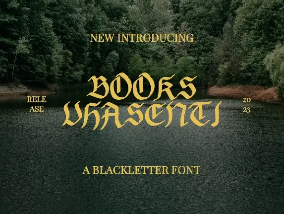 Books Vhasenti font