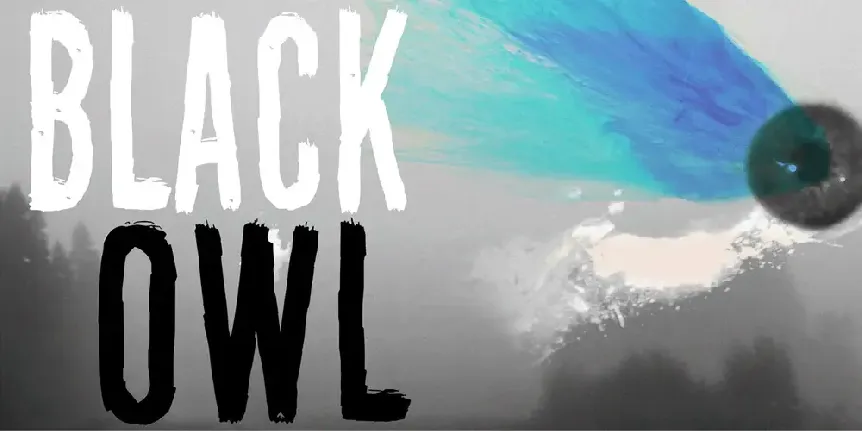 Black Owl font