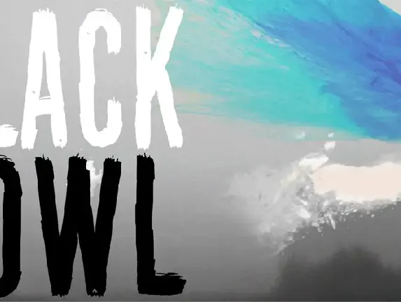 Black Owl font