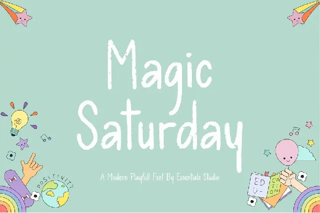 Magic Saturday font