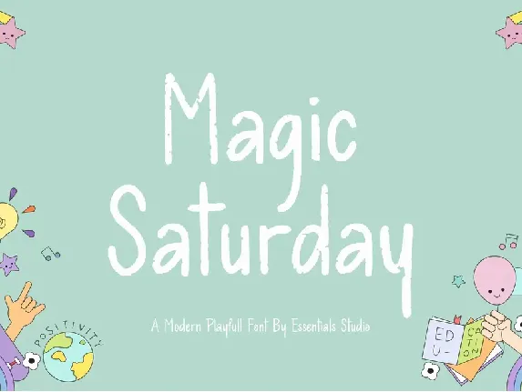 Magic Saturday font