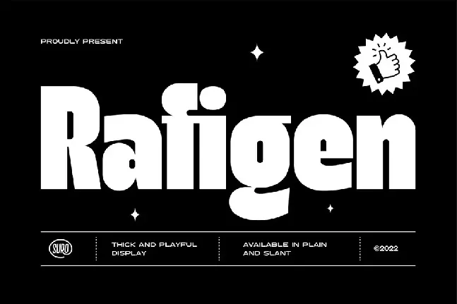 Rafigen font