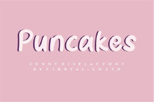 Puncakes font