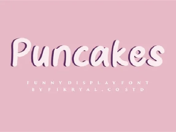 Puncakes font