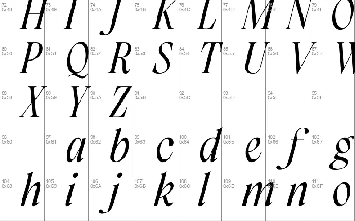 Derive font