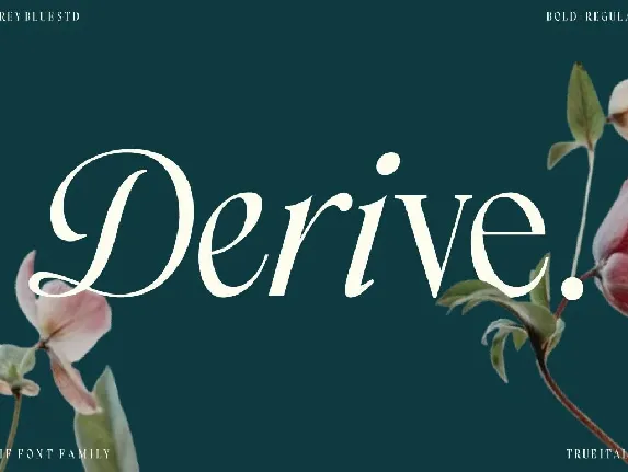 Derive font