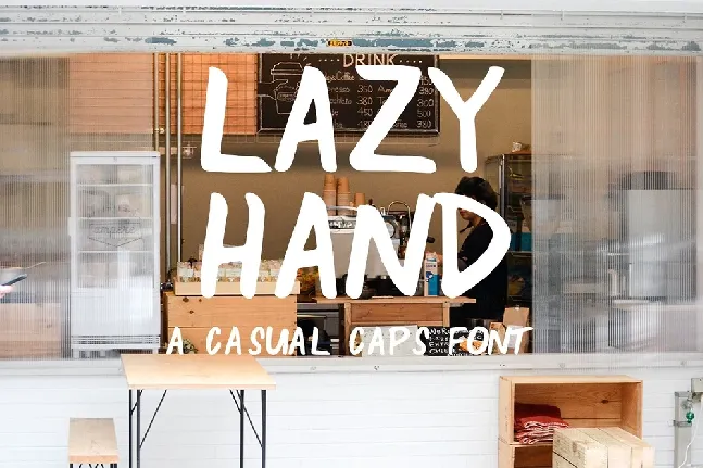 Lazy Hand Free font