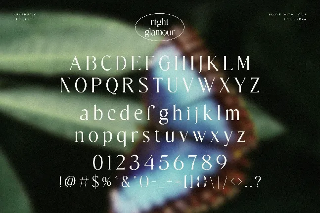 night glamour font