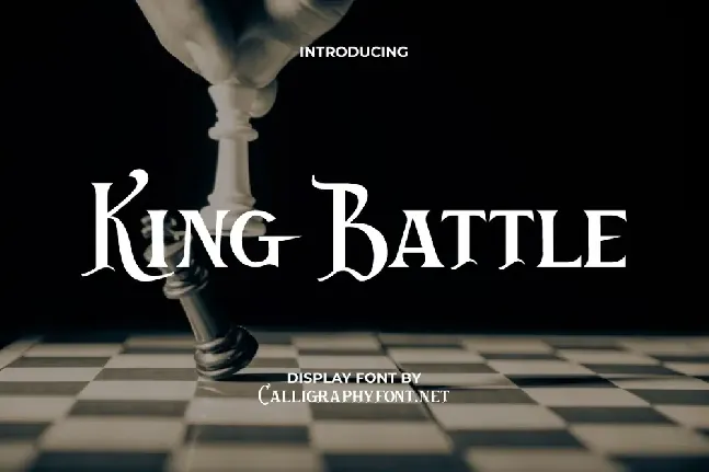 King Battle Demo font