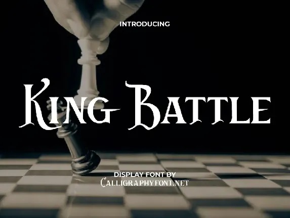 King Battle Demo font