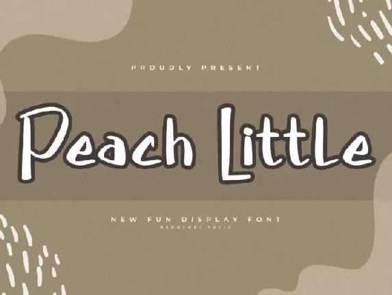 Peach Little font