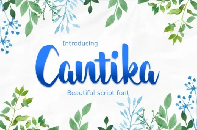 Cantika font