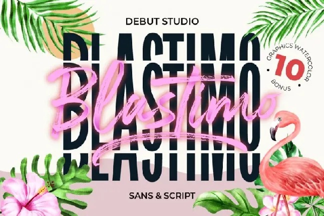 Blastimo Duo font