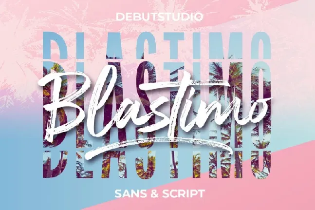 Blastimo Duo font