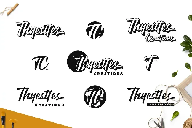 Throttles Logotype font