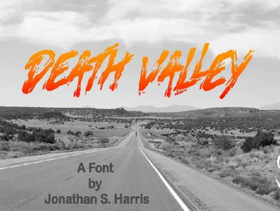 Death Valley Free Download font