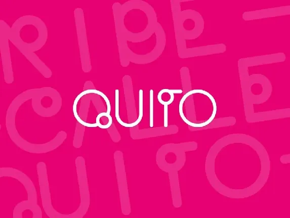 QUITO font