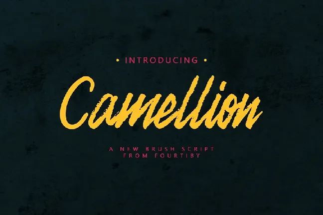 Camellion Brush Free font