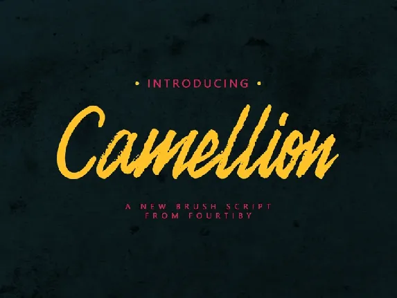 Camellion Brush Free font