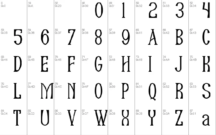 Floreste font