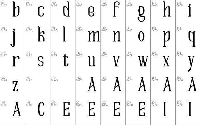 Floreste font