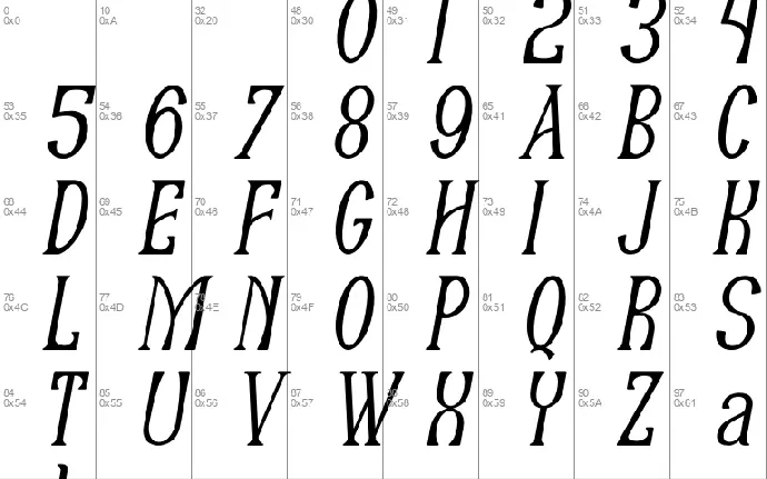 Floreste font