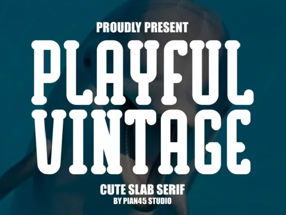 Playful Vintage font