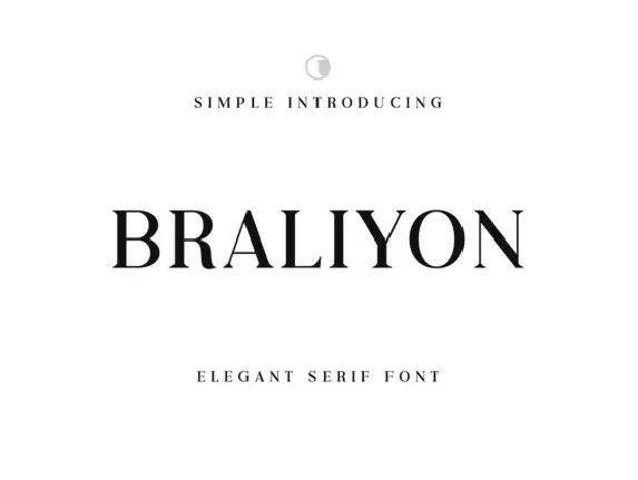 Braliyon font