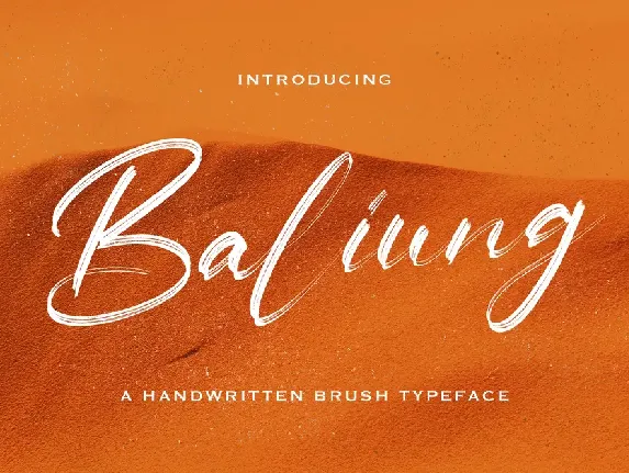 Baliung font