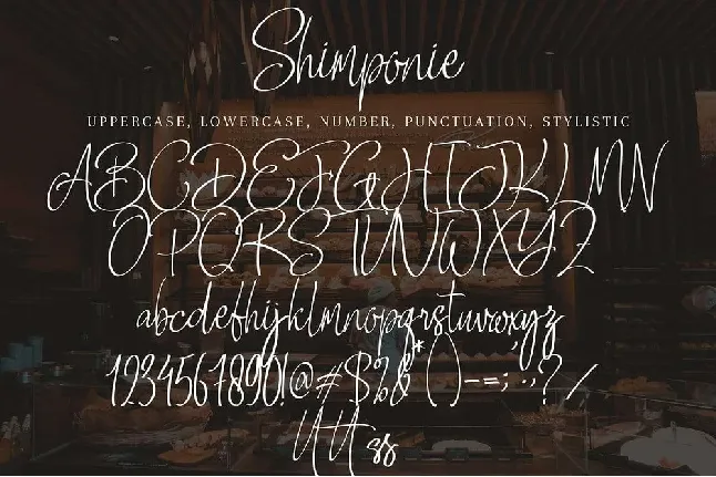 Shimponie font