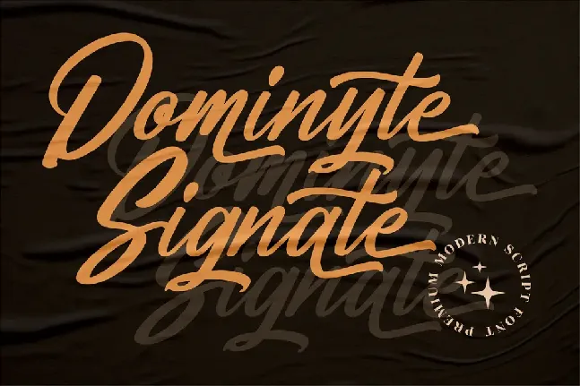 Dominyte Signate font