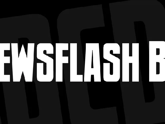 Newsflash BB font