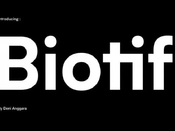 Biotif Family font