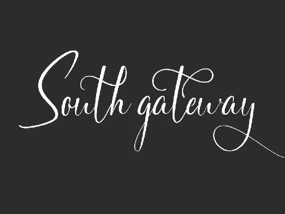 South Gateway font