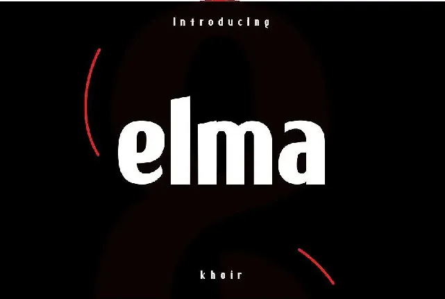 Elma Sans Serif font