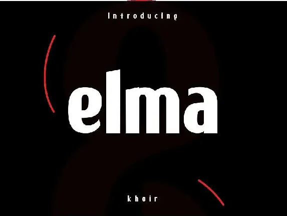 Elma Sans Serif font