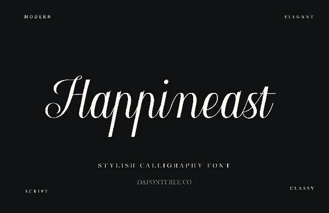 Happineast font