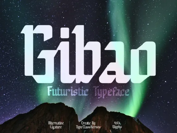 Gibao font