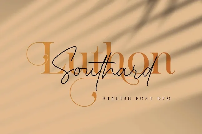 Luthon Southard font