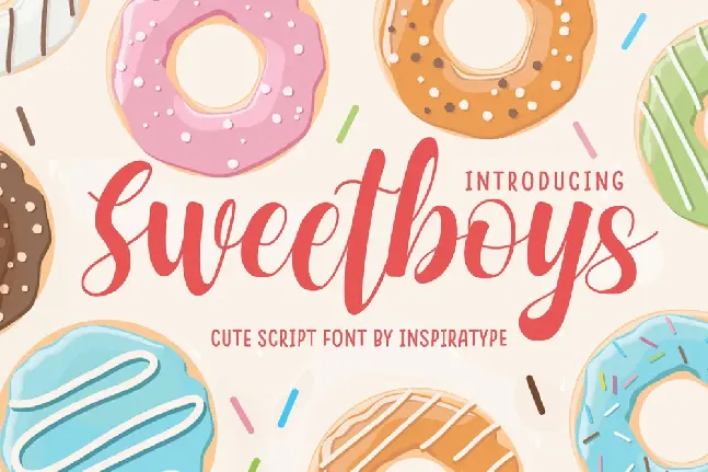 Sweetboys FREE font