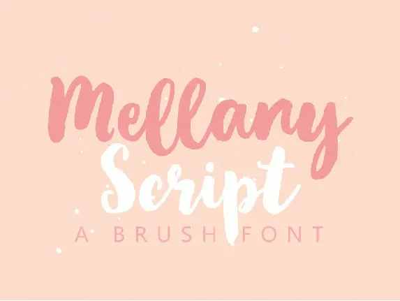 Mellany Script font