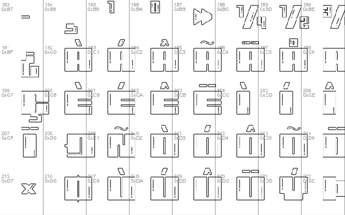 Monssla Outline font