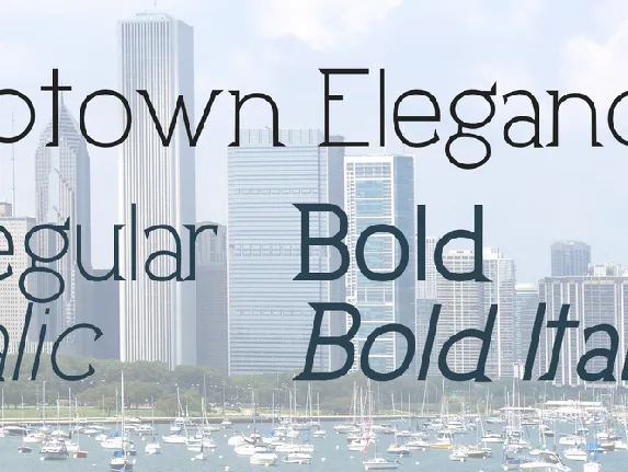 Uptown Elegance font