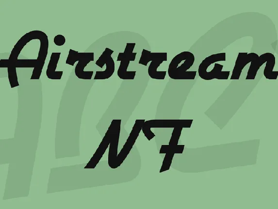 Airstream NF font